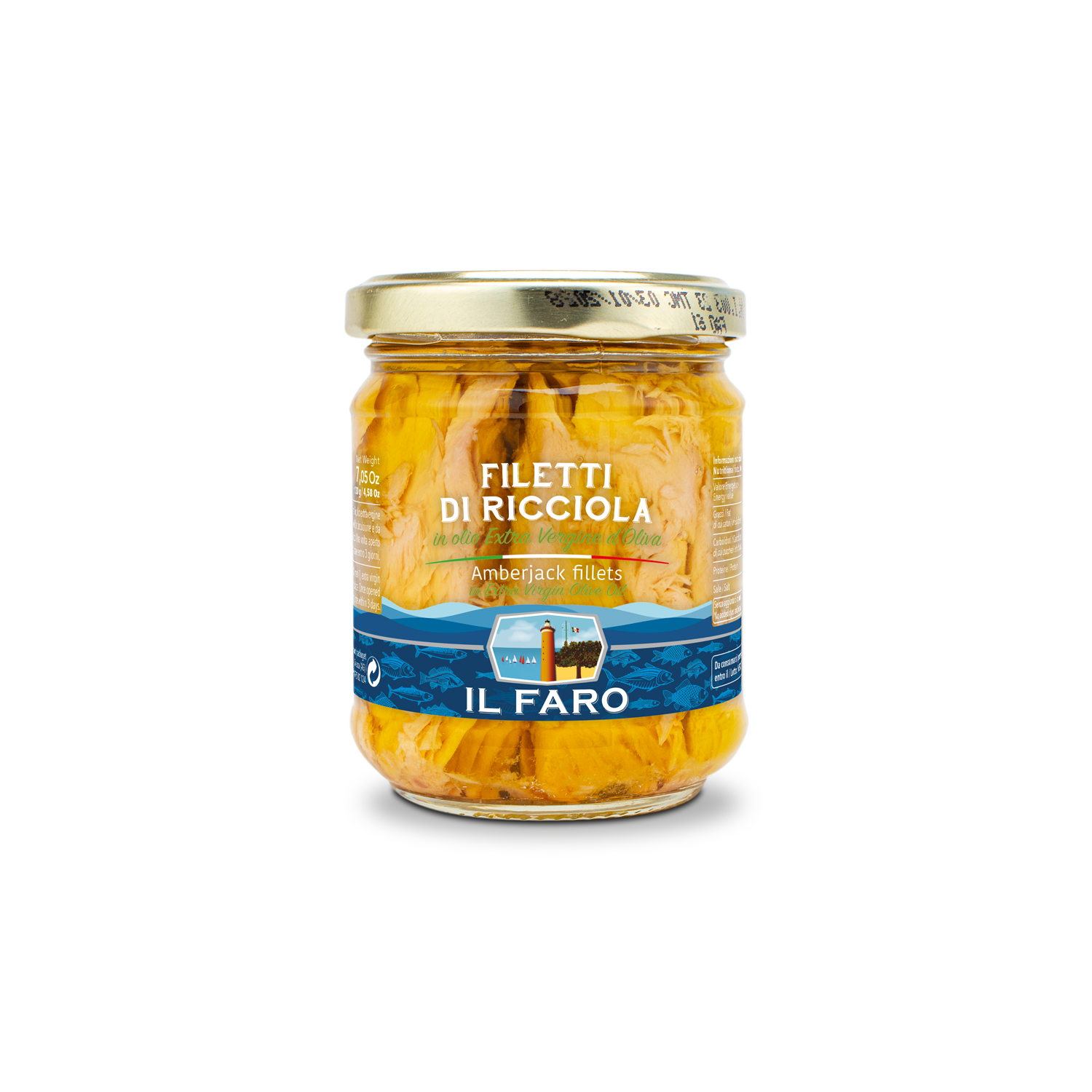 Filetto di Ricciola in Olio extravergine di Oliva