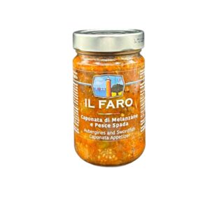 Caponata di Melanzane e Pesce Spada